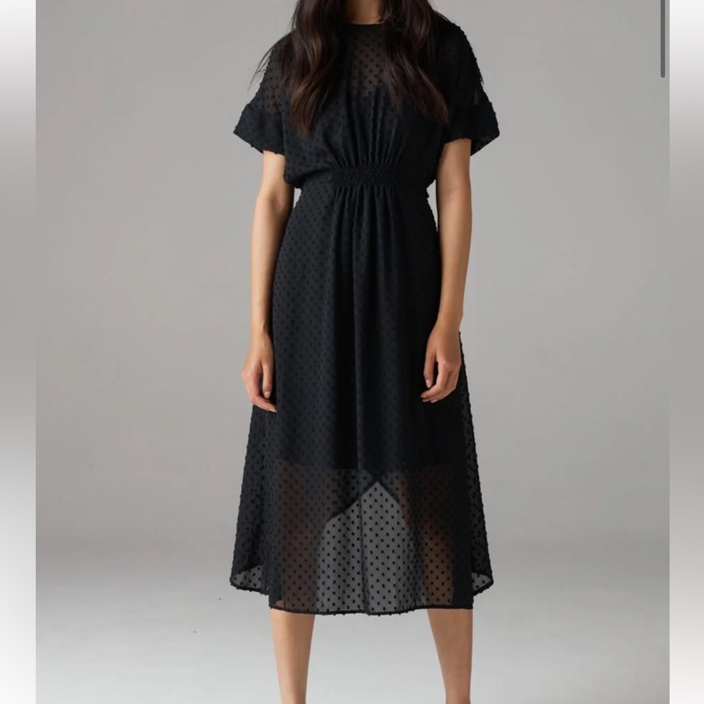 VETTA The convertible wrap dot dress S